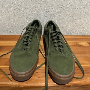 Green vans shoes